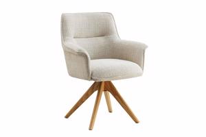 LE GRAND bézs polyester zsenília forgószék