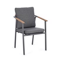 LEONIDA szürke tikfa szék