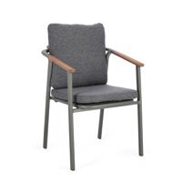 LEONIDA szürke tikfa szék