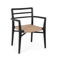 LETICIA szürke tikfa szék