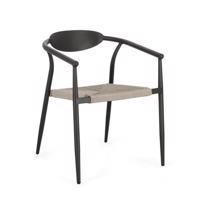 LINARES fekete alumínium szék