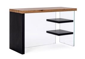 LINE fekete mdf íróasztal 120cm
