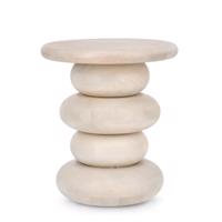 LOPEZ bézs fa dohányzóasztal