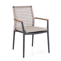 MADDOX ezüst alumínium szék