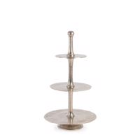 MALLET ezüst fém kínálótál