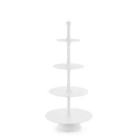 MALLET fehér fém kínálótál