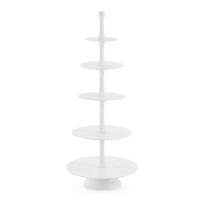 MALLET fehér fém kínálótál