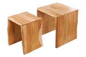 MAMMUT barna akácfa lerakóasztal