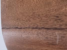 MAMMUT X fekete és akác étkezőasztal 200cm (60mm vastagság) - SZÉPSÉGHIBÁS