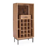 MANGAL barna akácfa bárszekrény