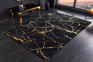 MARBLE fekete szőnyeg 160x240