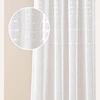 Marisa Minőségi fehér függöny ráncolószalaggal 140 x 250 cm