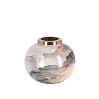 MARSHA ezüst fém váza