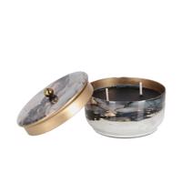 MARSHA szürke fém gyertya