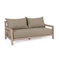 MAYNARD taupe tikfa kerti kanapé