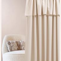MIA Krémszínű sötétítő függöny ezüst ringliken 140 x 260 cm | Szélessé 140 cm | Hosszúsá 260 cm