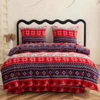 Microplush ágynemű norvég mintával 2 rész: 1db 140x200 + 1db 70x80