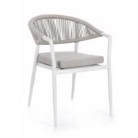 MILLOR fehér alumínium szék