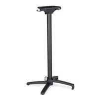 MINERVA szürke alumínium étkezőasztal láb