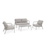 MIRAVET ezüst alumínium kerti garnitúra