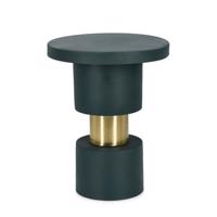 MITUI türkiz fém dohányzóasztal