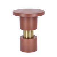 MITUL piros fém dohányzóasztal