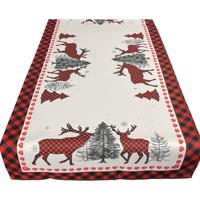 Modern asztali futó karácsonyi nyomtatással Szélessé 40 cm | Hossz: 140 cm