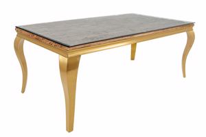 MODERN BAROCK BARRACUDA arany étkezőasztal 200cm