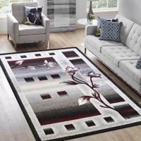 Modern nappali szőnyeg virágmintával Szélessé 120 cm | Hossz: 170 cm