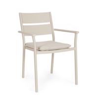 MOLOKAI törtfehér alumínium szék