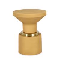 MUDIT sárga fém dohányzóasztal