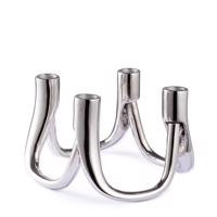 MYTHRI ezüst fém gyertyatartó