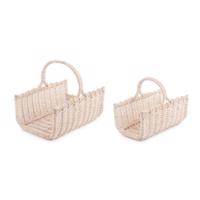 NARRA bézs rattan kosár