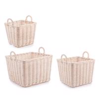 NARRA bézs rattan kosár