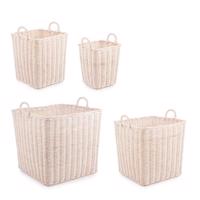 NARRA bézs rattan kosár