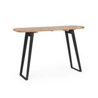 NASHIK bézs fa konzolasztal