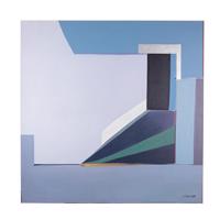 NASKA kék vászon festmény