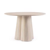 NASSOR bézs fa étkezőasztal