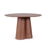 NASSOR taupe mangófa konzolasztal