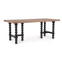 NEREIDE fekete fa étkezőasztal