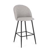 NEW ezüst acél bárszék