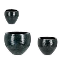 NIRAD türkiz fém kaspó