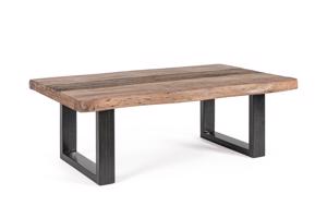 NOTTINGHAM barna akácfa dohányzóasztal 120cm
