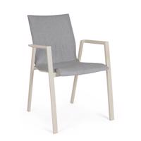 ODEON szürke alumínium szék