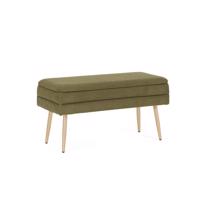 OLGA zöld bársony ülőpad