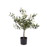 OLIVE sárga műanyag művirág