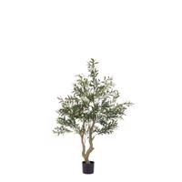 OLIVE zöld műanyag művirág