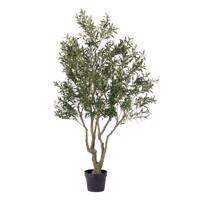 OLIVE zöld műanyag művirág