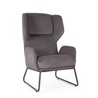 OPHELIA szürke szövet fotel