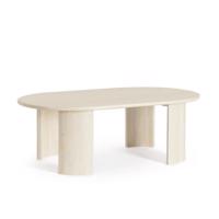 ORLANDO bézs fa dohányzóasztal